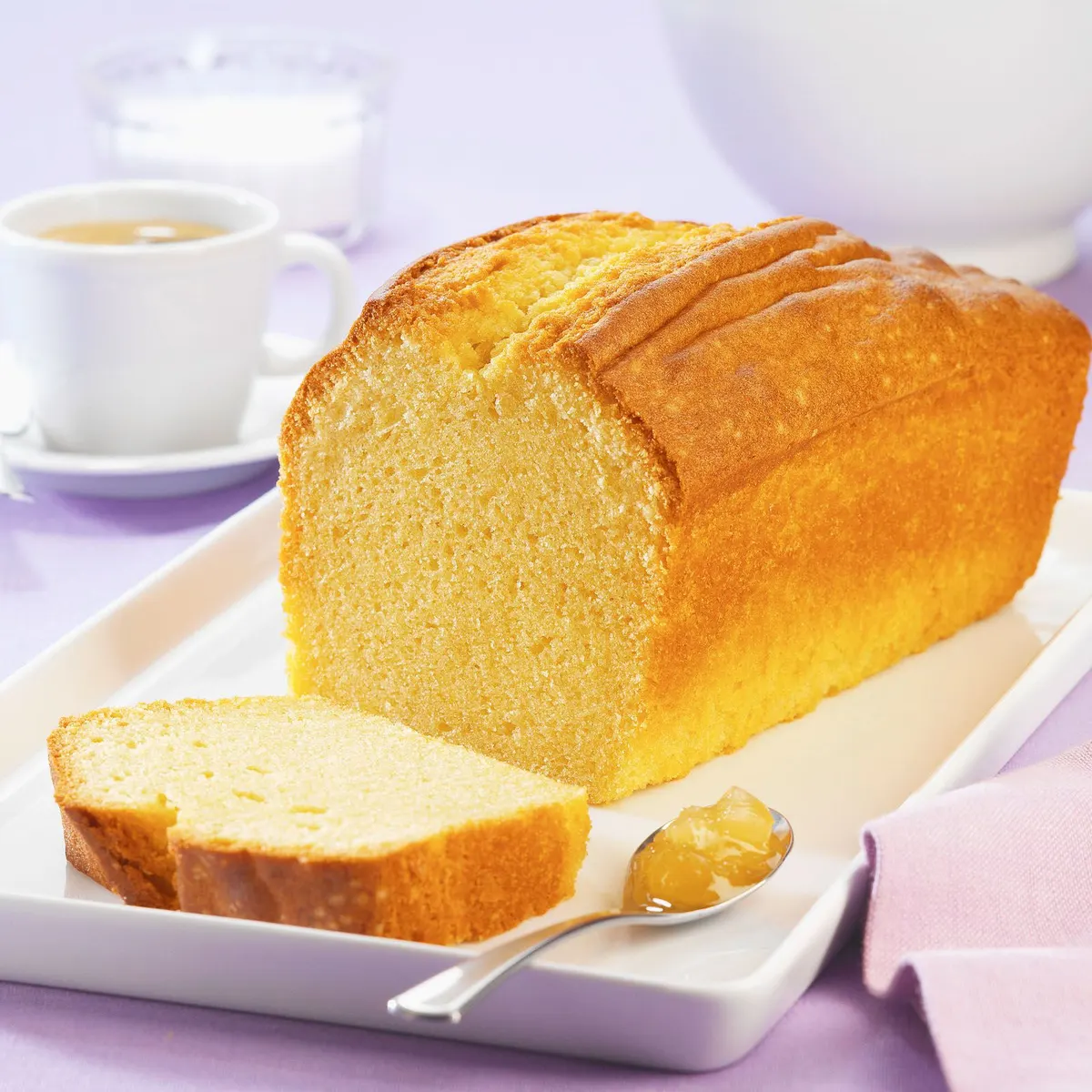 Gâteau nature sans sucre crédit photo: @pinterest