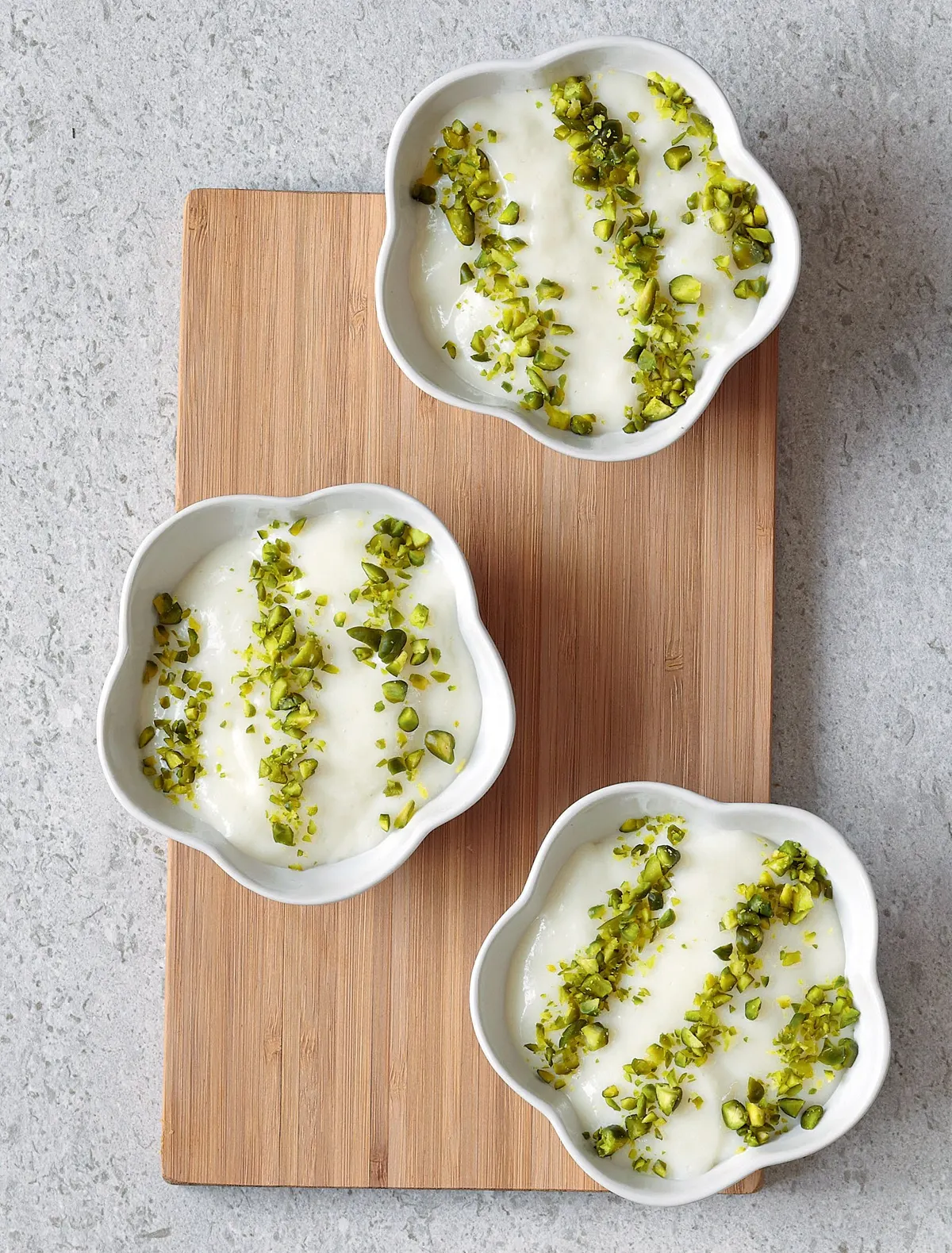 Mouhalabieh, flan à la fleur d'oranger