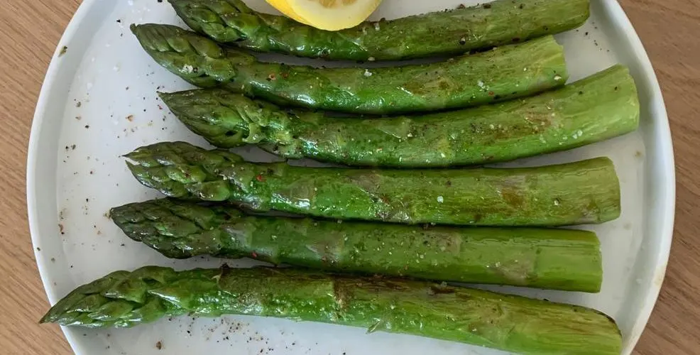 asperge grillée au citron
