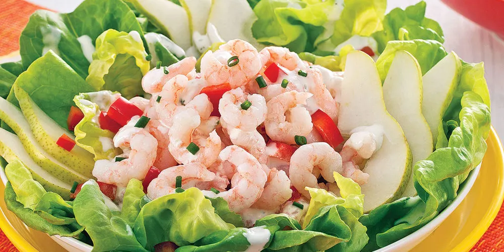 Salade de crevettes