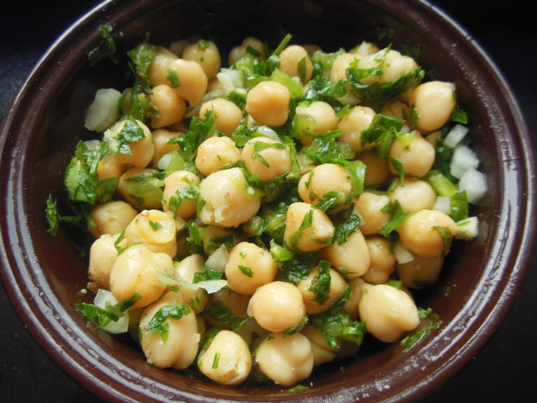 Balila, salade de pois chiches libanaise