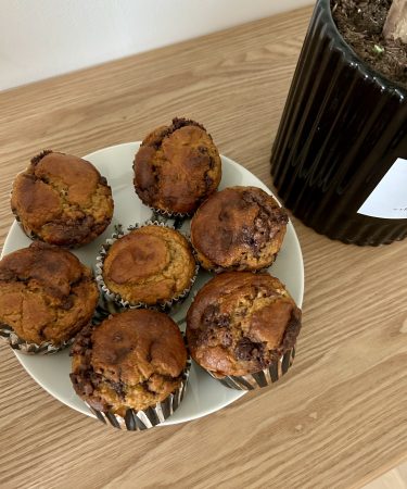 Muffins moelleux au chocolat crédit photo: @gstudio