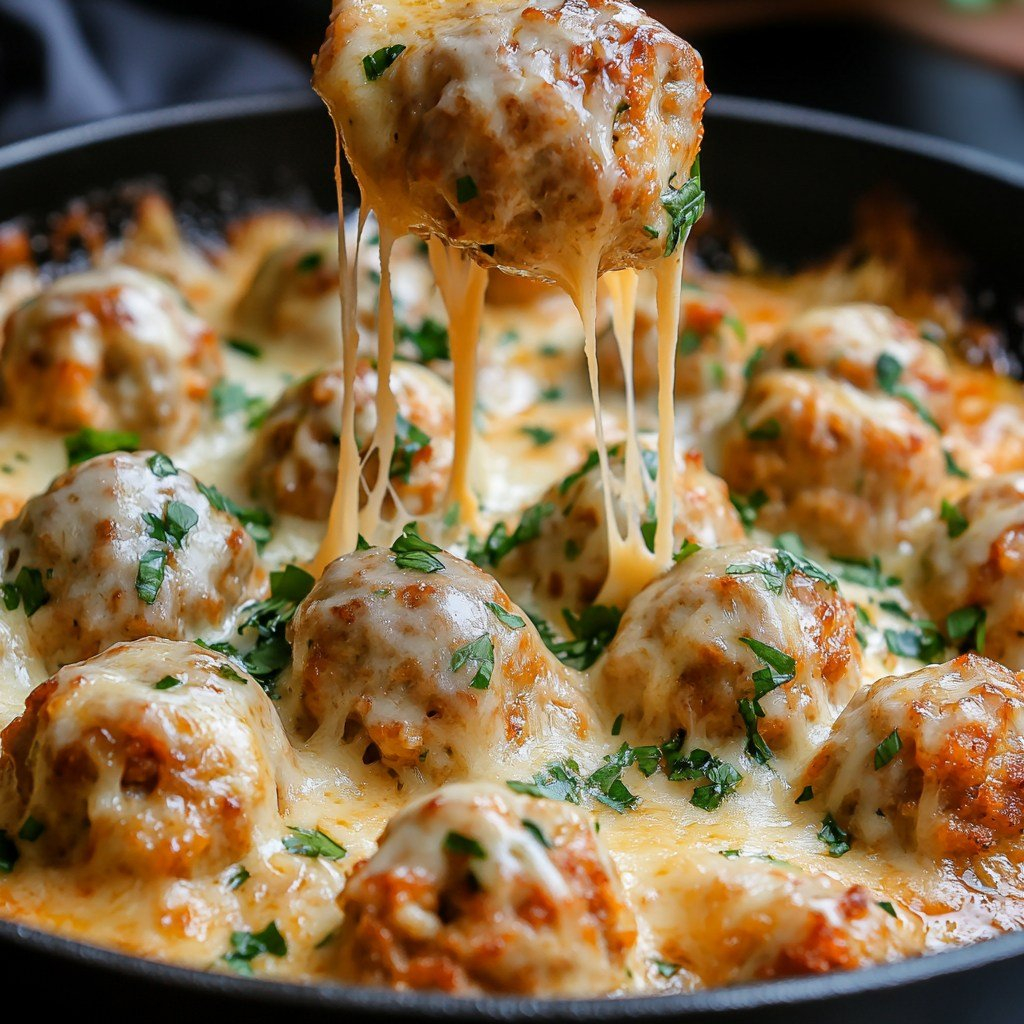 Boulettes de poulet au fromage