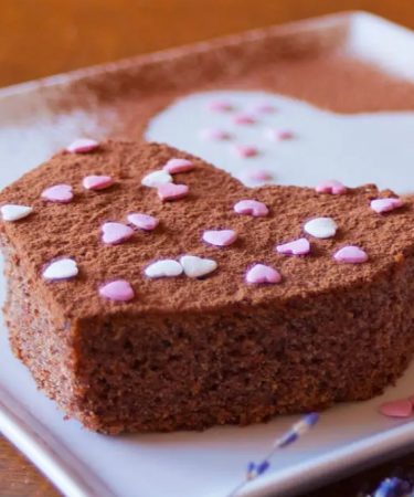 Gâteau de fondant au chocolat en coeur crédit photo: @SonjaBK sur unsplash