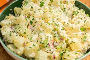 salade de pomme de terre et thon crédit photo: @pinterest