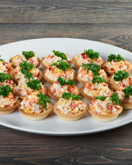 Des mini quiches revisités à l'africaine