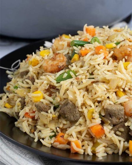 Riz cantonais revisité à l'africaine crédit photo: @pinterest