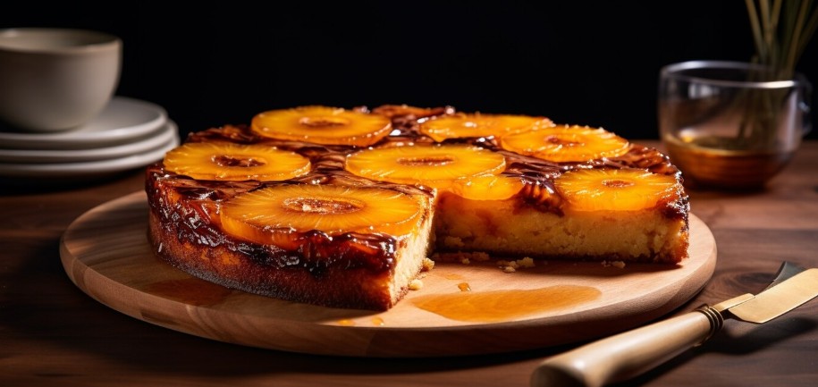 flan à l'ananas