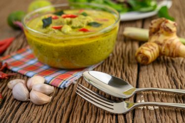 Un repas à base de Gingembre