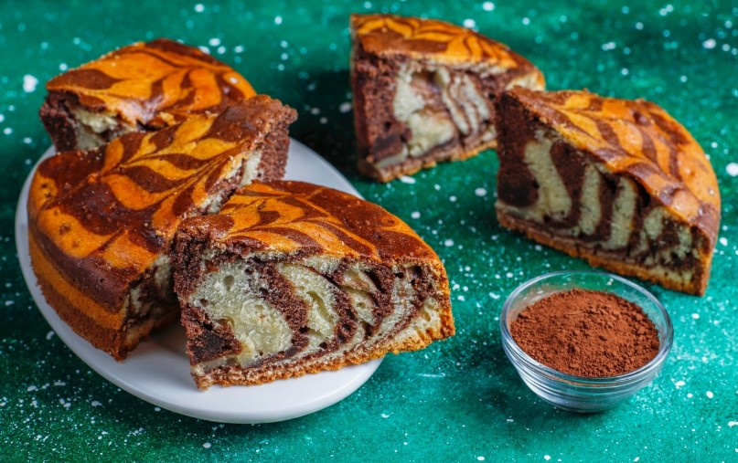 Cake marbrée moelleux