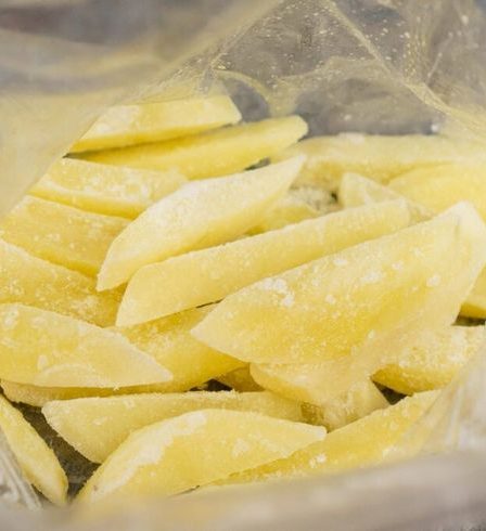 Pommes de terre découpées dans un sac de congélation crédit photo: @pinterest