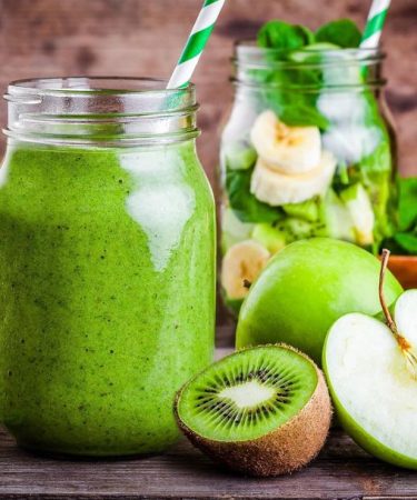 jus kiwi-pomme-menthe crédit photo: @Pinterest